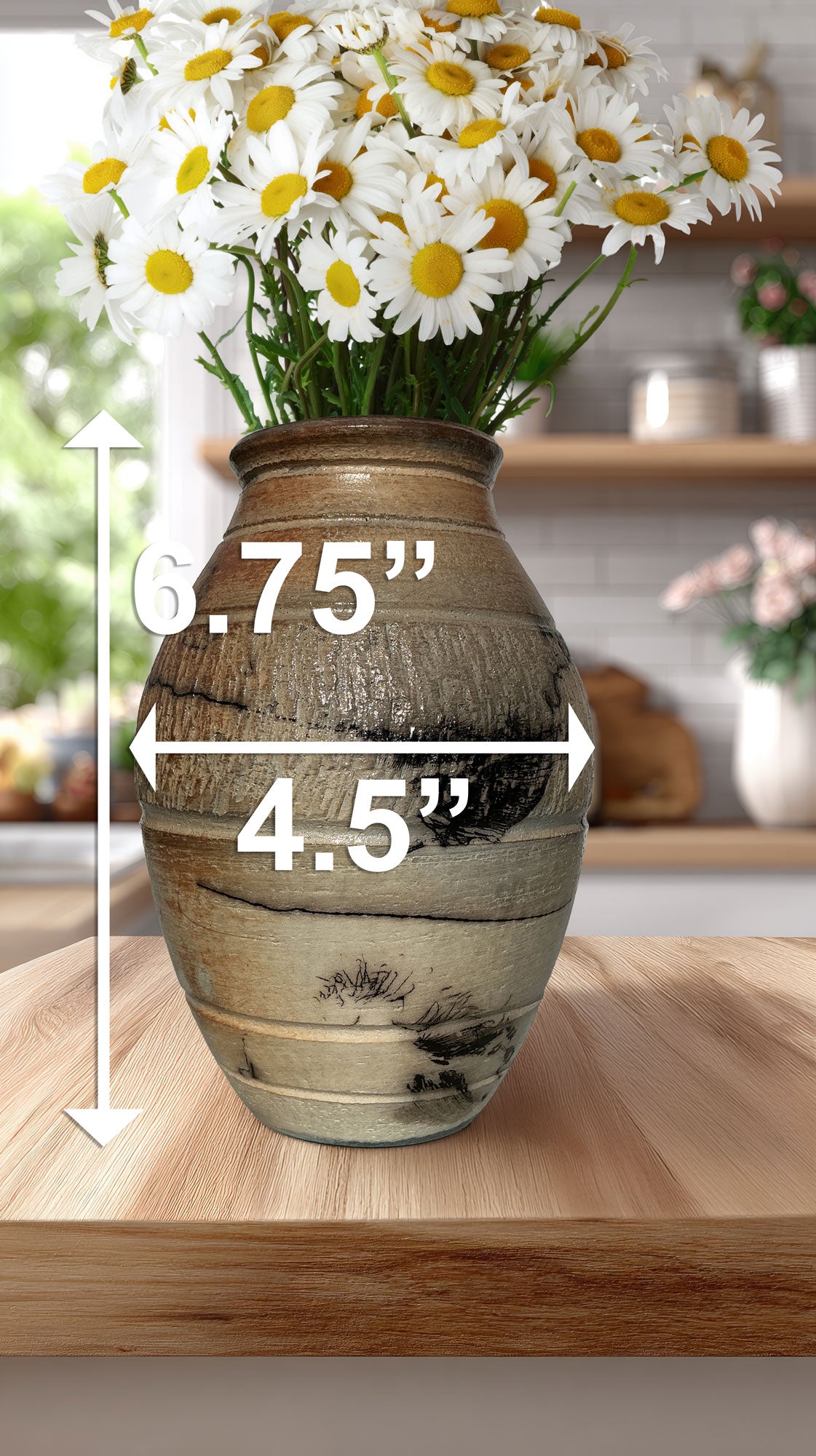 Horsehair Pottery Vase