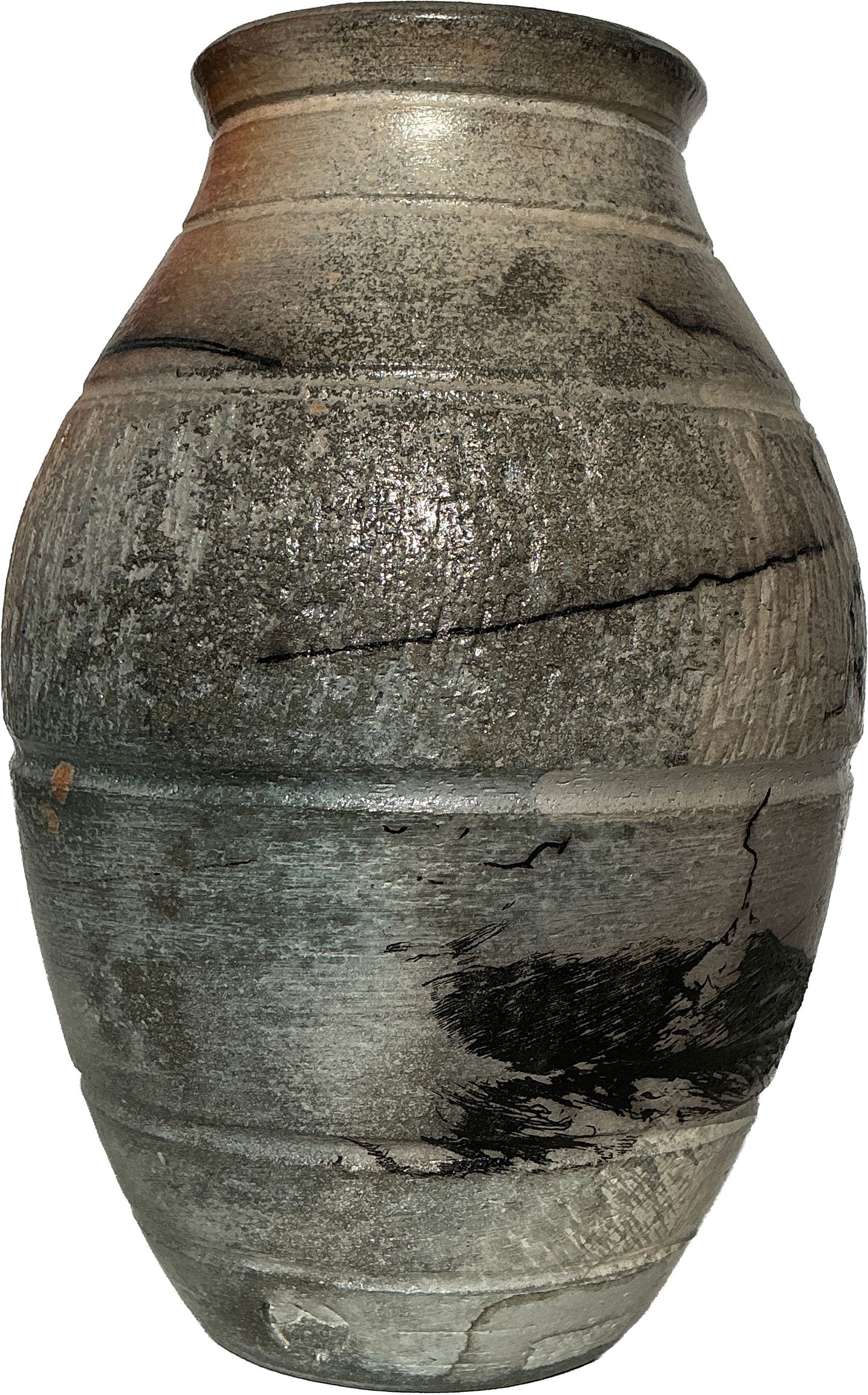 Horsehair Pottery Vase