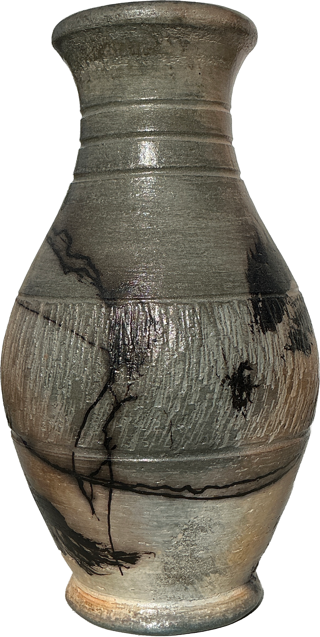 Horsehair Pottery Vase