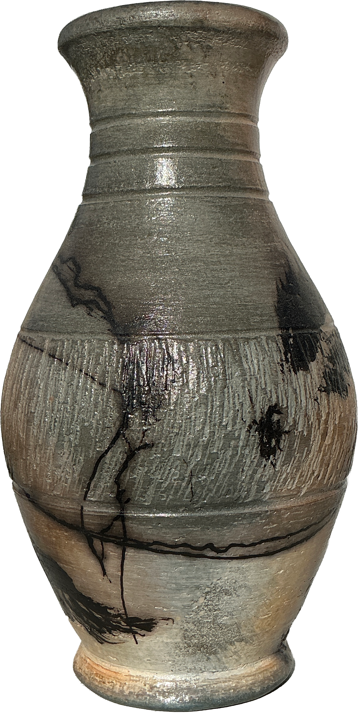 Horsehair Pottery Vase