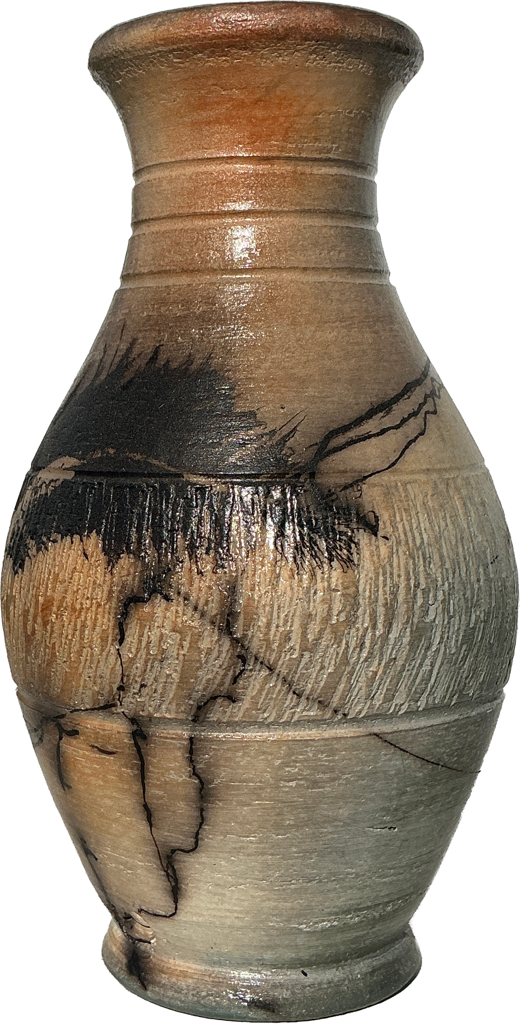 Horsehair Pottery Vase