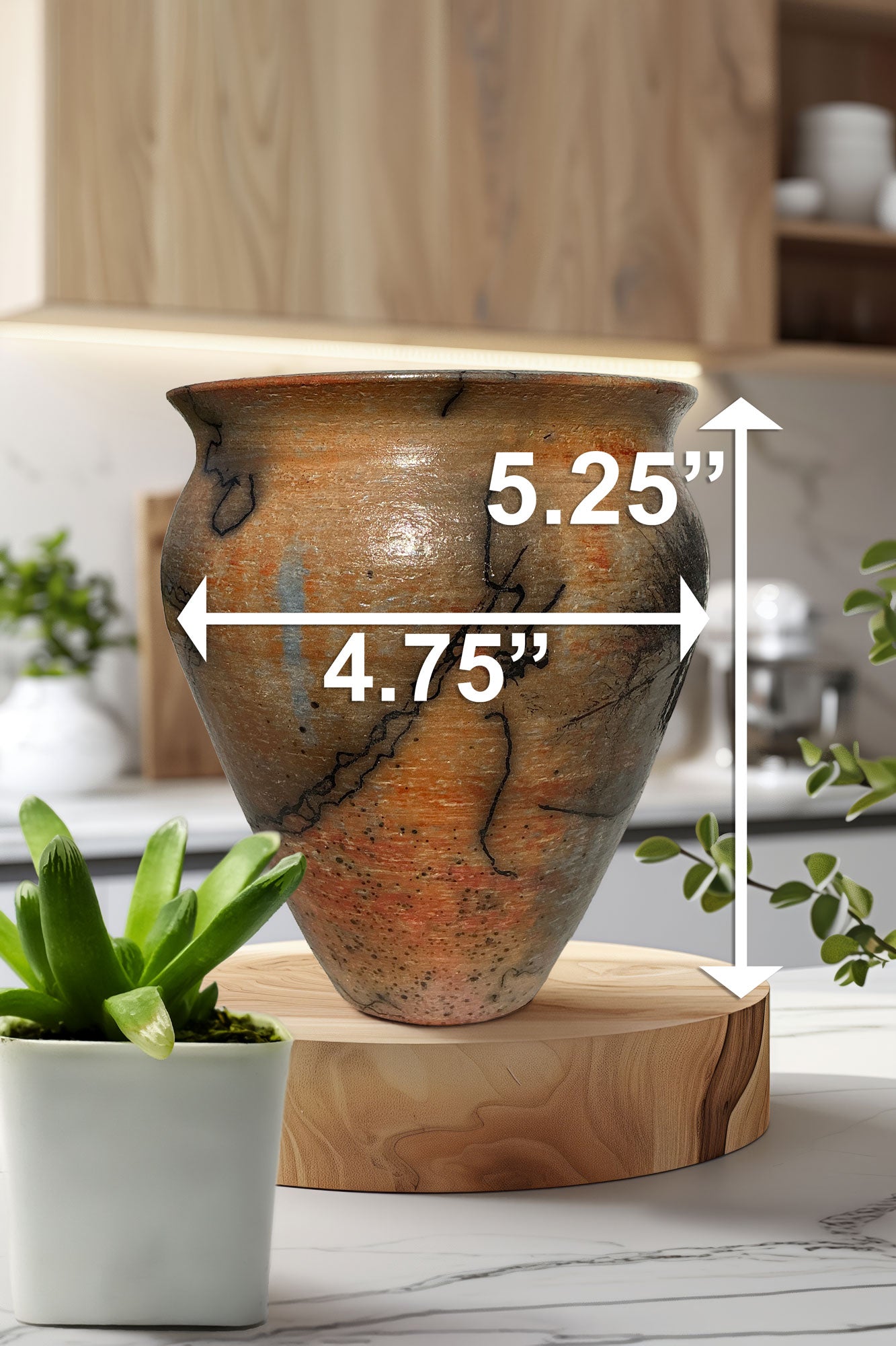 Horsehair Pottery Vase