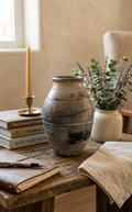 Horsehair Pottery Vase